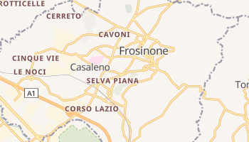 Carte en ligne de Frosinone