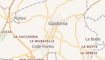 Carte en ligne de Guidonia Montecelio
