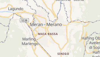 Carte en ligne de Merano