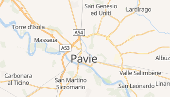 Carte en ligne de Pavie