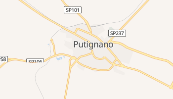 Carte en ligne de Putignano