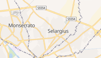 Carte en ligne de Selargius