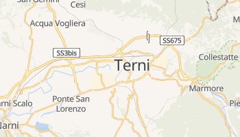 Carte en ligne de Terni