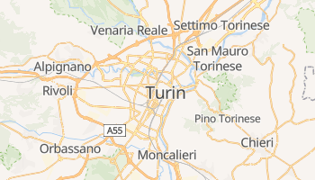 Carte en ligne de Turin