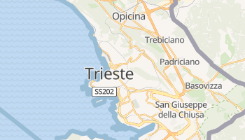Carte en ligne de Trieste