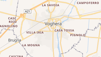 Carte en ligne de Voghera