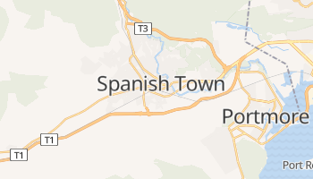 Carte en ligne de Spanish Town