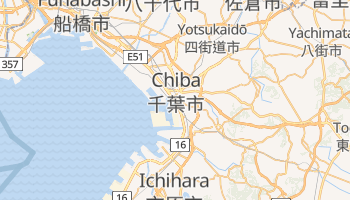 Carte en ligne de Chiba