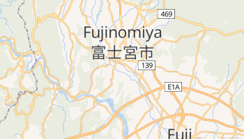 Carte en ligne de Fujinomiya