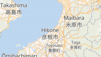 Carte en ligne de Hikone