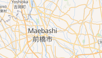 Carte en ligne de Maebashi