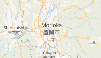 Carte en ligne de Morioka