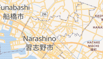 Carte en ligne de Narashino
