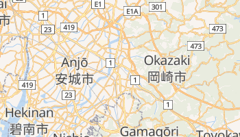 Carte en ligne de Okazaki