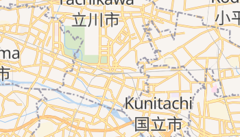 Carte en ligne de Tachikawa