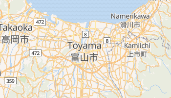 Carte en ligne de Toyama