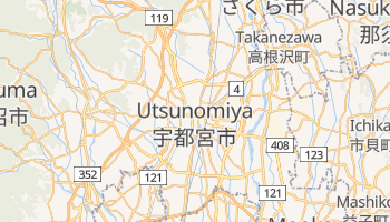 Carte en ligne de Utsunomiya