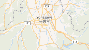 Carte en ligne de Yonezawa