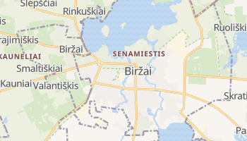 Carte en ligne de Biržai