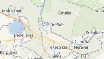 Carte en ligne de Grigiškės