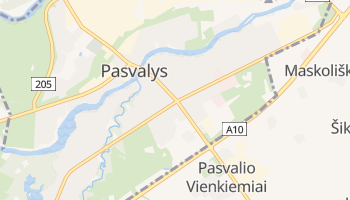Carte en ligne de Pasvalys