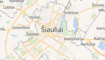 Carte en ligne de Šiauliai
