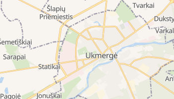 Carte en ligne de Ukmergė
