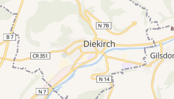 Carte en ligne de Diekirch