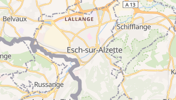Carte en ligne de Esch-sur-Alzette