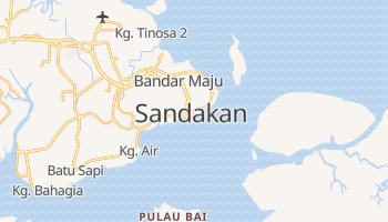 Carte en ligne de Sandakan