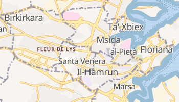 Carte en ligne de Msida