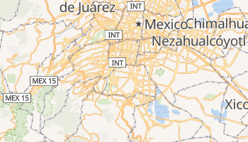 Carte en ligne de Coyoacán