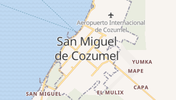Carte en ligne de Cozumel