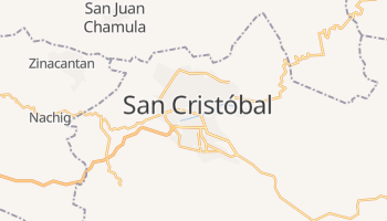 Carte en ligne de San Cristóbal de las Casas