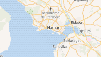 Carte en ligne de Hamar