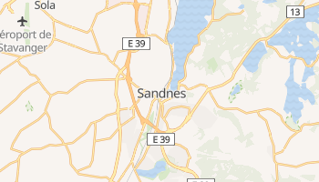 Carte en ligne de Sandnes
