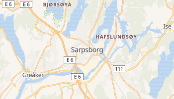 Carte en ligne de Sarpsborg