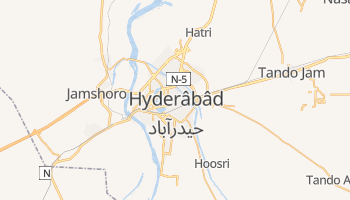 Carte en ligne de Hyderâbâd