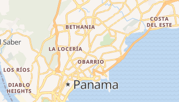 Carte en ligne de Panama