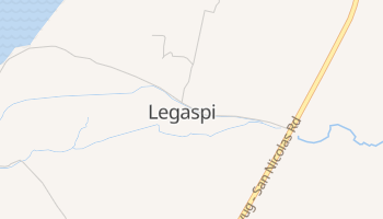 Carte en ligne de Legazpi