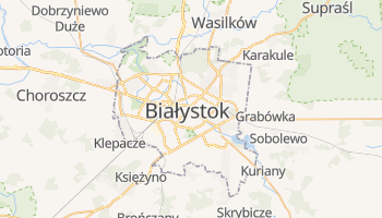 Carte en ligne de Białystok