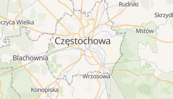 Carte en ligne de Częstochowa