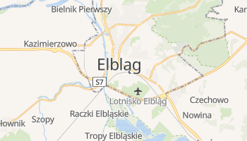 Carte en ligne de Elbląg