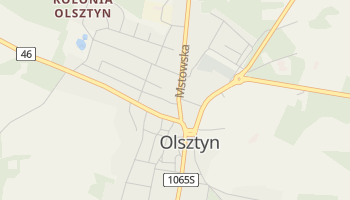 Carte en ligne de Olsztyn