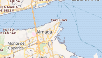 Carte en ligne de Almada