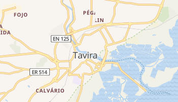 Carte en ligne de Tavira