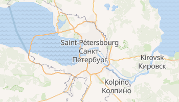 Carte en ligne de Saint-Pétersbourg