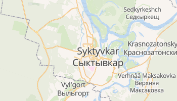 Carte en ligne de Syktyvkar