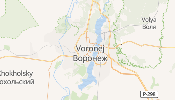 Carte en ligne de Voronej
