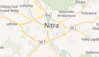Carte en ligne de Nitra